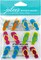 Jolee's Boutique Cabochon Dimensional Repeat Stickers - Flip - Flops, 12pcs